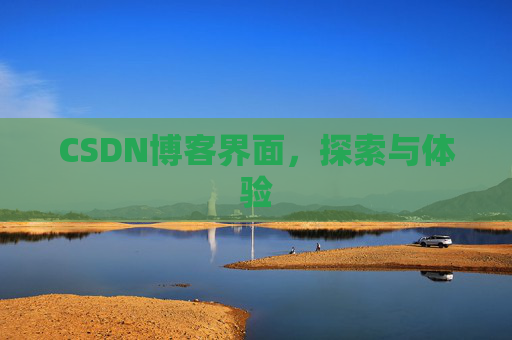 CSDN博客界面，探索与体验